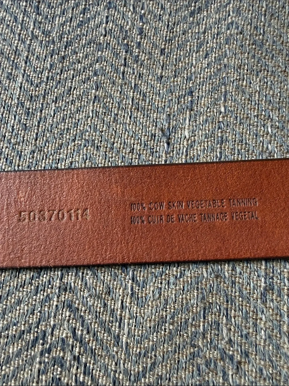 Hugo Boss Men’s Brown Leather Sammyo_SZ35_LTPL  Belt Size: 80-30